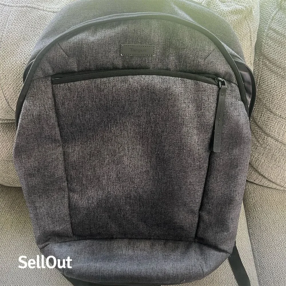 Targus Invoke Compact Laptop Backpack Gray Unisex Everyday Use